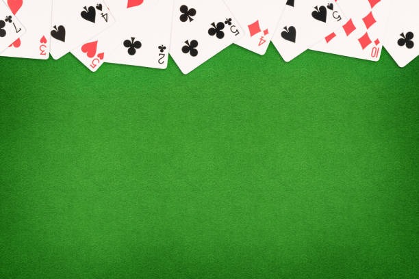Live Bandar Poker table with professional dealer and multiple player seats